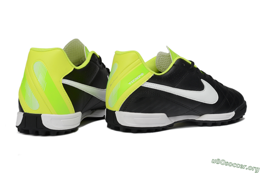Nike Tiempo Legend Ligera 5 TF Football Shoes - Black/Lime Green/White 6