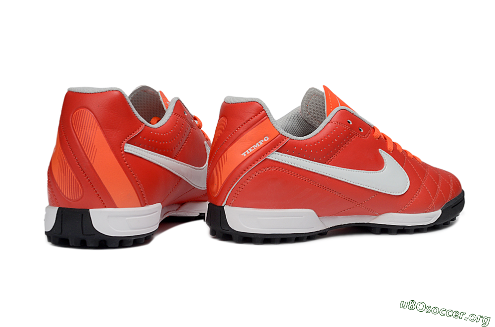 Nike Tiempo Legend Ligera 5 TF Football Shoes - Red/Fiery Sunset/Classic Charcoal 6