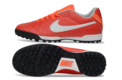 Nike Tiempo Legend Ligera 5 TF Football Shoes - Red/Fiery Sunset/Classic Charcoal