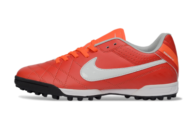 Nike Tiempo Legend Ligera 5 TF Football Shoes - Red/Fiery Sunset/Classic Charcoal