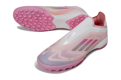 Adidas F50 Pro Laceless TF Football Shoes - Pink/Blush Pink/Soft Coral