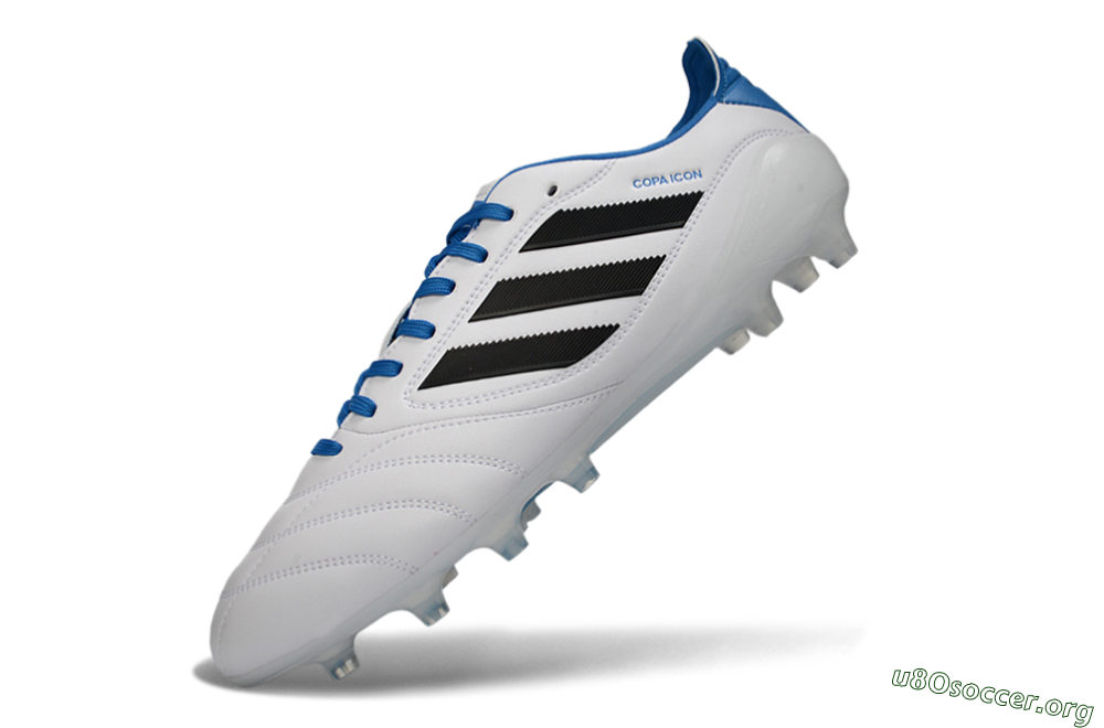 Adidas Copa Icon 2 FG Football Boots - White/Electric Blue/Black 5