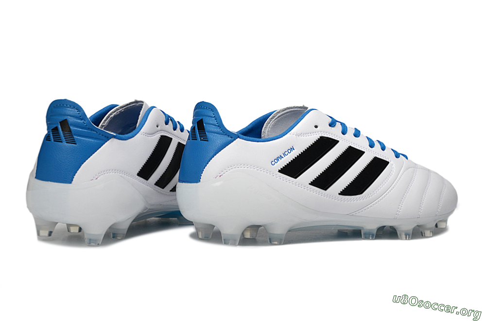 Adidas Copa Icon 2 FG Football Boots - White/Electric Blue/Black 6