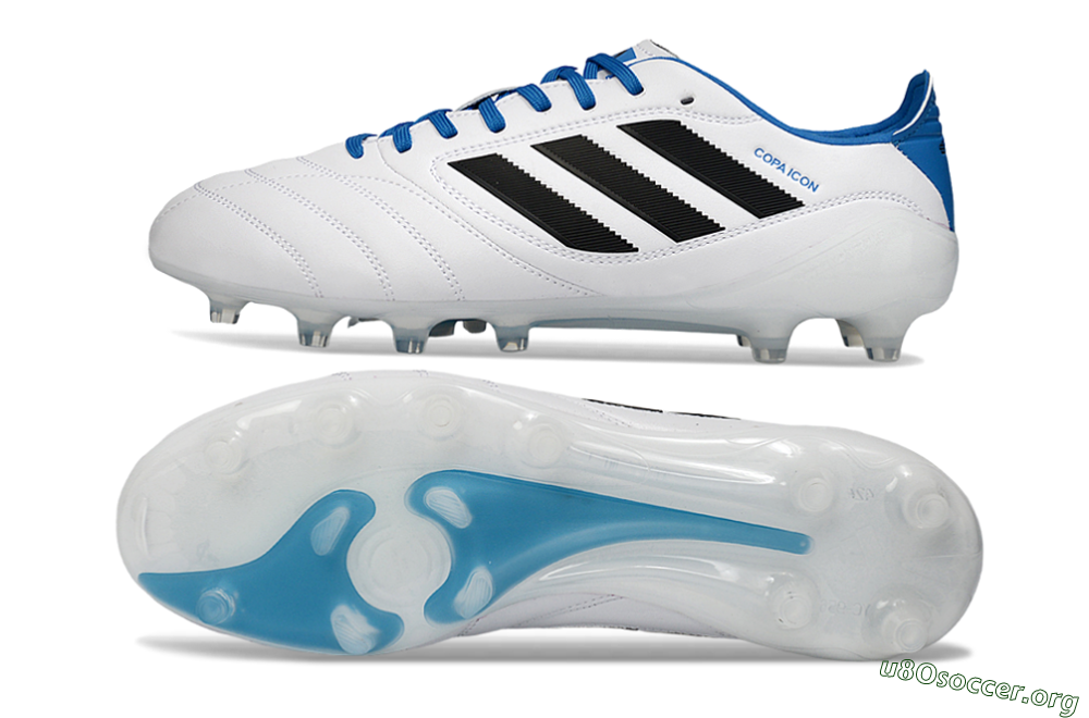 Adidas Copa Icon 2 FG Football Boots - White/Electric Blue/Black 1