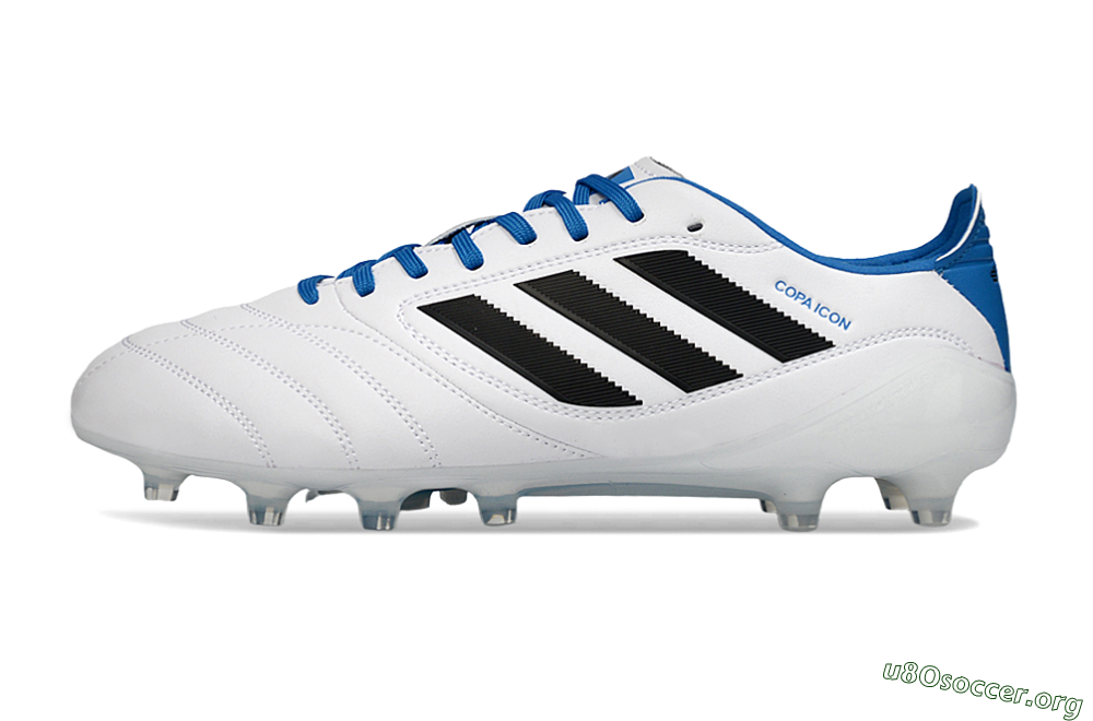 Adidas Copa Icon 2 FG Football Boots - White/Electric Blue/Black 3