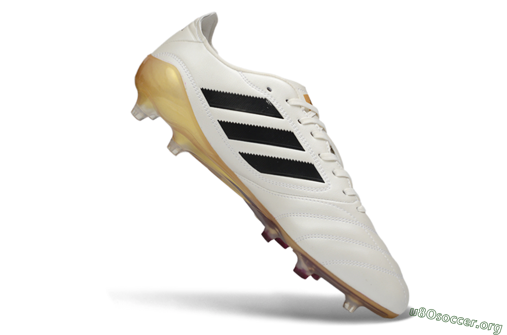 Adidas Copa Icon 2 FG Football Boots - White/Black/Gold 4