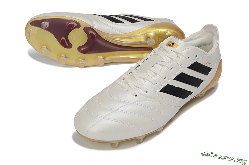 Adidas Copa Icon 2 FG Football Boots - White/Black/Gold 0