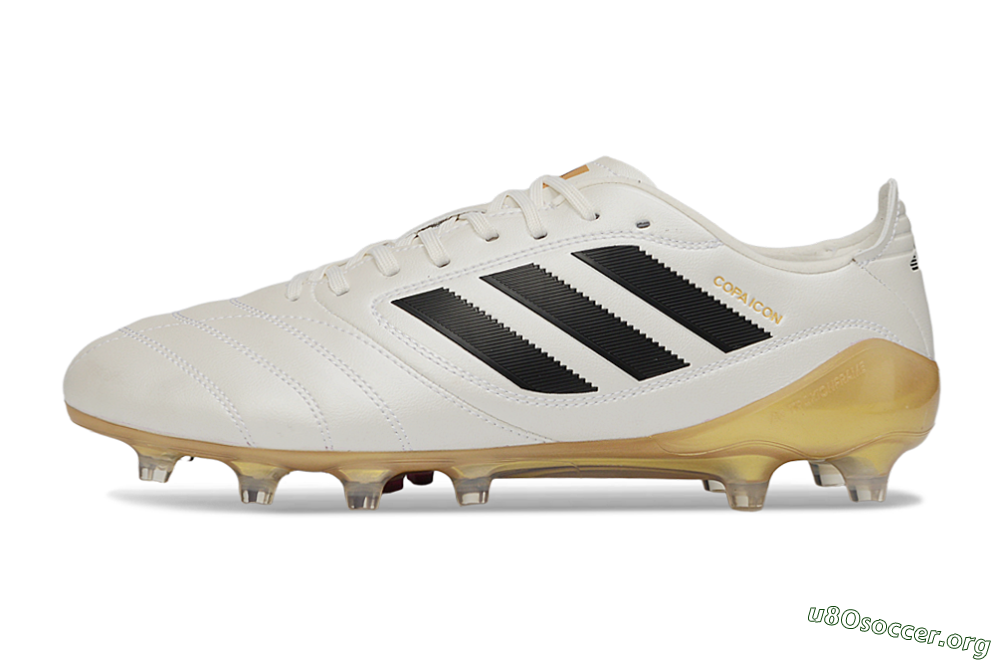 Adidas Copa Icon 2 FG Football Boots - White/Black/Gold 3