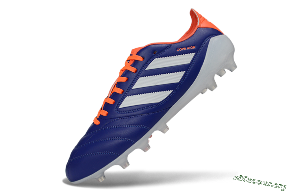 Adidas Copa Icon 2 FG Football Boots - Blue/Vibrant Orange/Clean White 5