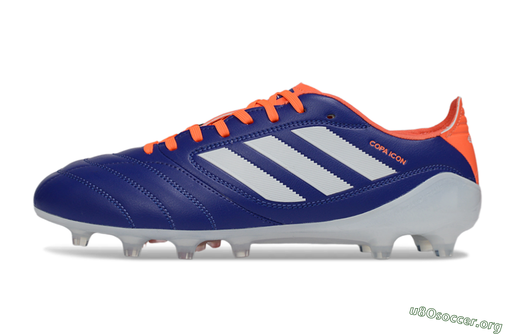 Adidas Copa Icon 2 FG Football Boots - Blue/Vibrant Orange/Clean White 3
