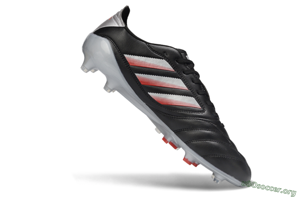 Adidas Copa Icon 2 FG Football Boots - Black/Crimson Red/Metallic Silver 4