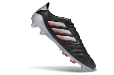 Adidas Copa Icon 2 FG Football Boots - Black/Crimson Red/Metallic Silver