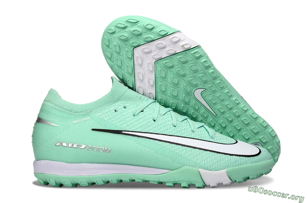 Nike Air Zoom Mercurial Vapor 16 Elite TF Football Shoes - Mint/Bright Green/Cool Aqua 2