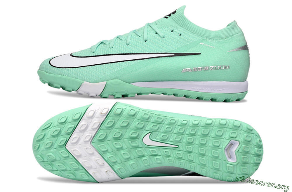 Nike Air Zoom Mercurial Vapor 16 Elite TF Football Shoes - Mint/Bright Green/Cool Aqua 1