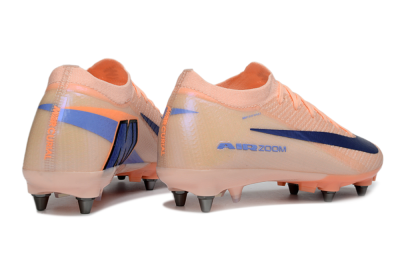 Nike Air Zoom Mercurial Vapor 16 Elite SG Football Boots - Peach/Royal Blue/Pastel Orange