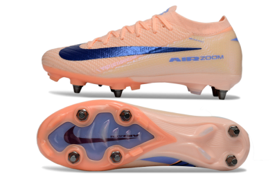 Nike Air Zoom Mercurial Vapor 16 Elite SG Football Boots - Peach/Royal Blue/Pastel Orange