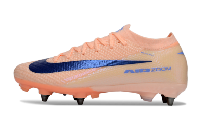 Nike Air Zoom Mercurial Vapor 16 Elite SG Football Boots - Peach/Royal Blue/Pastel Orange