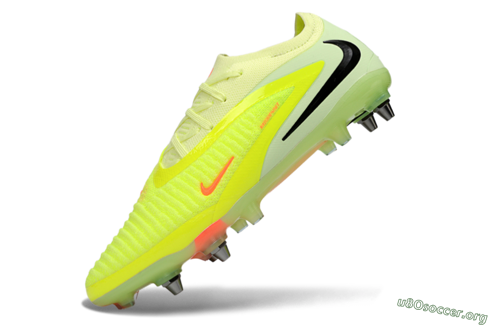 Nike Phantom 6 Elite Low SG Football Boots - Yellow/Fluorescent Green/Neon Orange 5