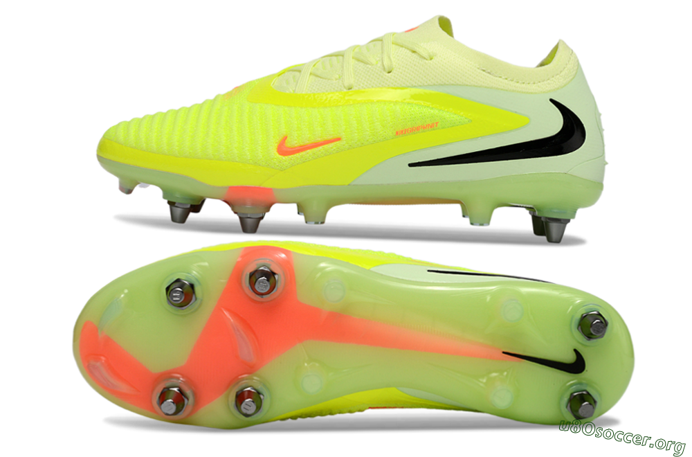Nike Phantom 6 Elite Low SG Football Boots - Yellow/Fluorescent Green/Neon Orange 1