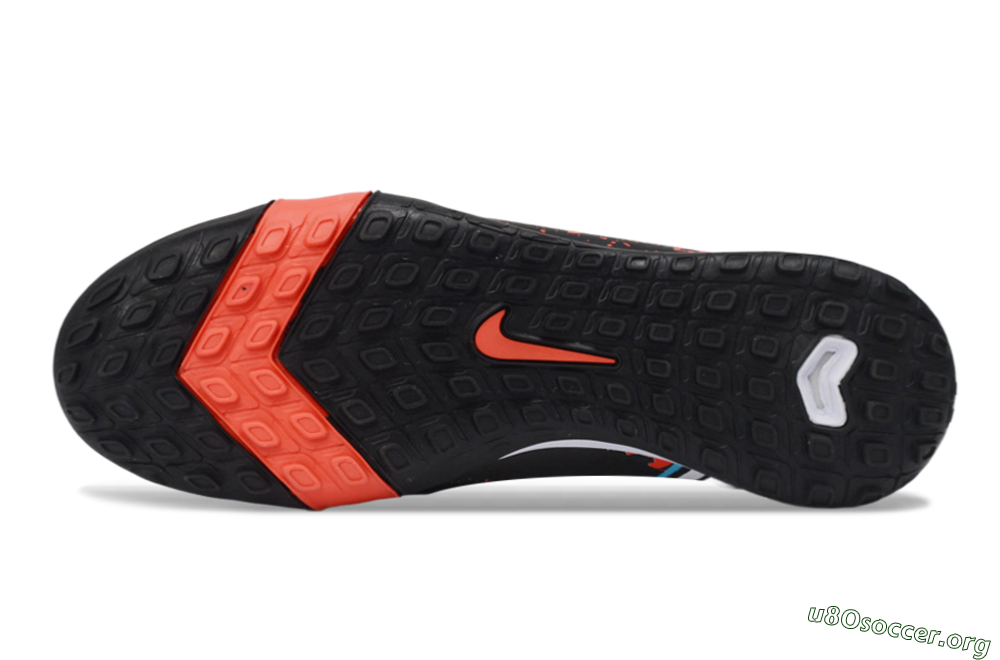 Nike Air Zoom Mercurial Vapor 16 Elite TF Football Shoes - Black/Crimson Burst/Shadow Black 6