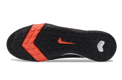 Nike Air Zoom Mercurial Vapor 16 Elite TF Football Shoes - Black/Crimson Burst/Shadow Black