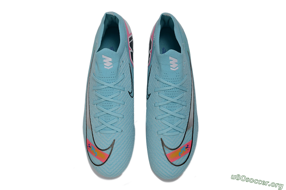 Nike Air Zoom Mercurial Vapor 16 Elite TF Football Shoes - Aqua/Bright Blue/White 4