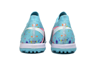 Nike Air Zoom Mercurial Vapor 16 Elite TF Football Shoes - Aqua/Bright Blue/White