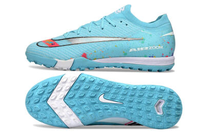 Nike Air Zoom Mercurial Vapor 16 Elite TF Football Shoes - Aqua/Bright Blue/White