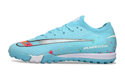 Nike Air Zoom Mercurial Vapor 16 Elite TF Football Shoes - Aqua/Bright Blue/White