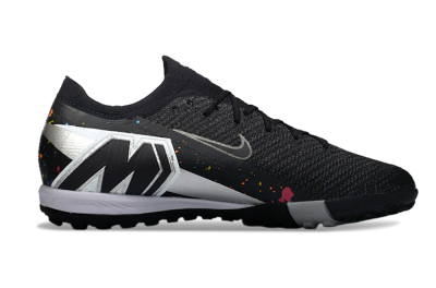 Nike Air Zoom Mercurial Vapor 16 Elite TF Football Shoes - Black/Rainbow Splash/Sleek White