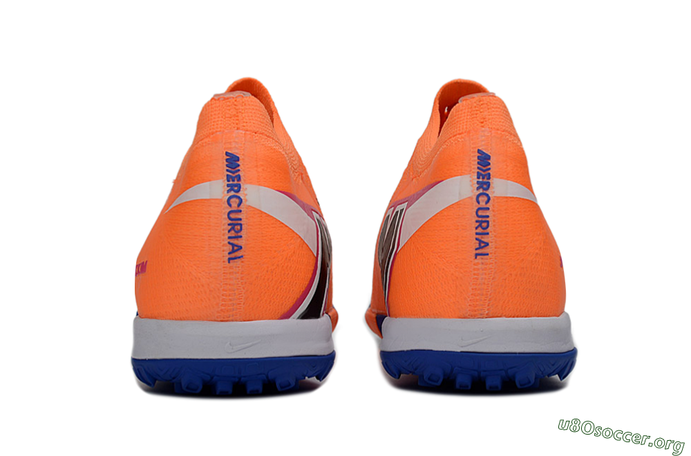Nike Air Zoom Mercurial Vapor 16 Elite TF Football Shoes - Orange/Electric Blue/Fiery Orange 5