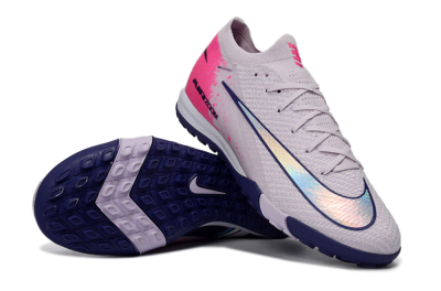 Nike Air Zoom Mercurial Vapor 16 Elite TF Football Shoes - Lilac/Bright Pink/Dark Blue
