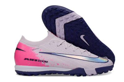 Nike Air Zoom Mercurial Vapor 16 Elite TF Football Shoes - Lilac/Bright Pink/Dark Blue