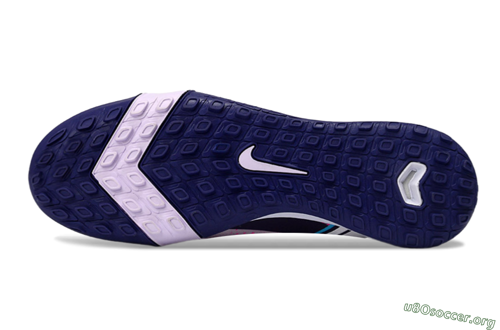 Nike Air Zoom Mercurial Vapor 16 Elite TF Football Shoes - Lilac/Bright Pink/Dark Blue 6