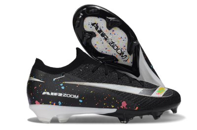 Nike Air Zoom Mercurial Vapor 16 Elite FG Football Boots - Black/Vibrant Color Splash/White Accents