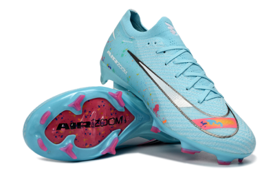 Nike Air Zoom Mercurial Vapor 16 Elite FG Football Boots - Aqua/Coral Pink/Splash Yellow