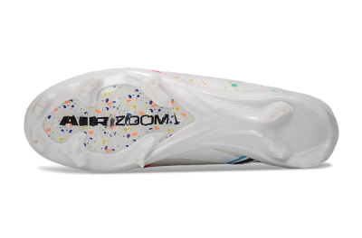 Nike Air Zoom Mercurial Vapor 16 Elite FG Football Boots - White/Splashy Multicolor/Blue Accent