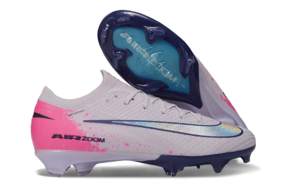 Nike Air Zoom Mercurial Vapor 16 Elite FG Football Boots - Lilac/Bright Pink/Frosty Blue