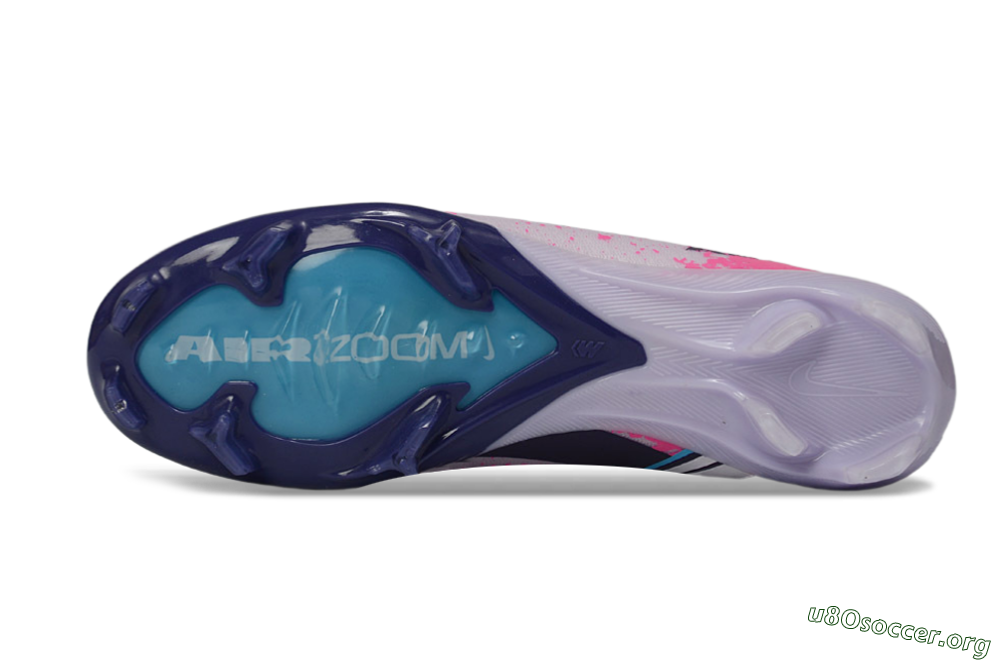 Nike Air Zoom Mercurial Vapor 16 Elite FG Football Boots - Lilac/Bright Pink/Frosty Blue 6