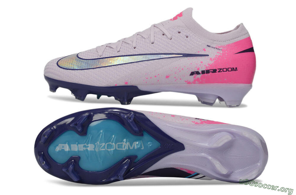 Nike Air Zoom Mercurial Vapor 16 Elite FG Football Boots - Lilac/Bright Pink/Frosty Blue 1