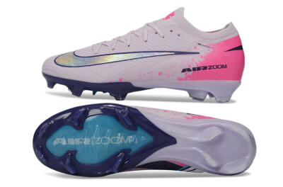 Nike Air Zoom Mercurial Vapor 16 Elite FG Football Boots - Lilac/Bright Pink/Frosty Blue