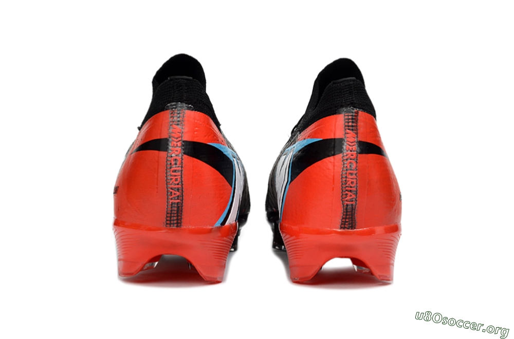 Nike Air Zoom Mercurial Vapor 16 Elite FG Football Boots - Black/Fiery Red/Glossy Black 5