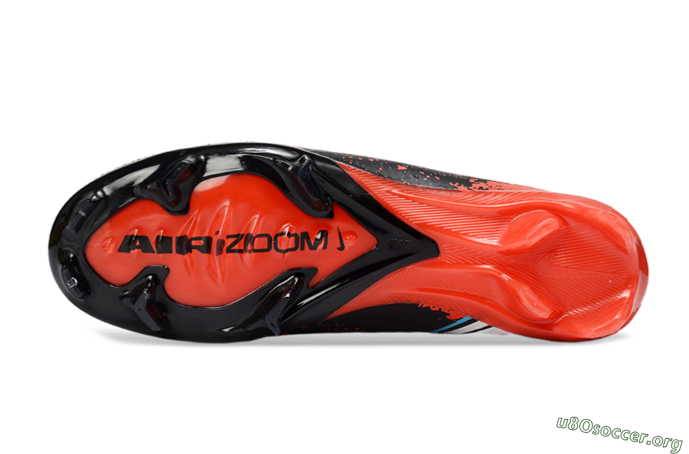 Nike Air Zoom Mercurial Vapor 16 Elite FG Football Boots - Black/Fiery Red/Glossy Black 6