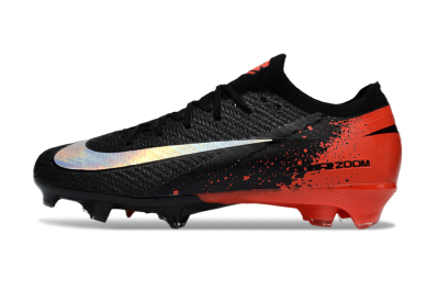 Nike Air Zoom Mercurial Vapor 16 Elite FG Football Boots - Black/Fiery Red/Glossy Black