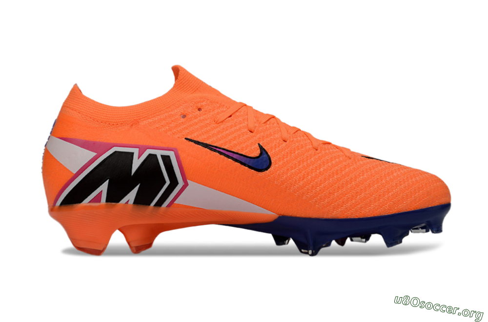 Nike Air Zoom Mercurial Vapor 16 Elite FG Football Boots - Orange/Vibrant Purple/Shocking Pink 7