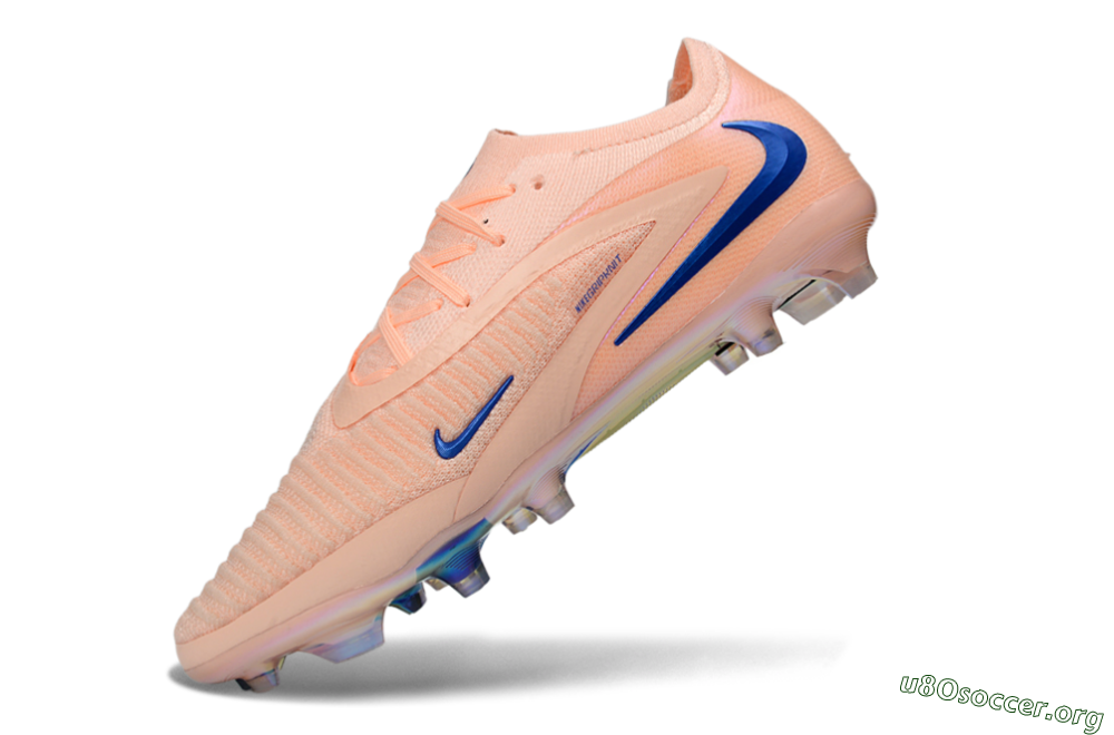 Nike Phantom 6 Elite Low FG Football Boots - Peach/Ocean Blue/Sunset Pink 5