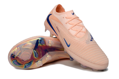 Nike Phantom 6 Elite Low FG Football Boots - Peach/Ocean Blue/Sunset Pink