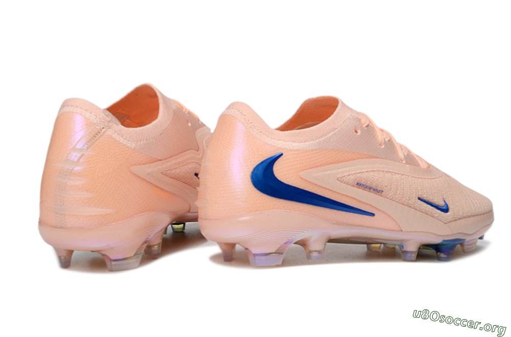 Nike Phantom 6 Elite Low FG Football Boots - Peach/Ocean Blue/Sunset Pink 6
