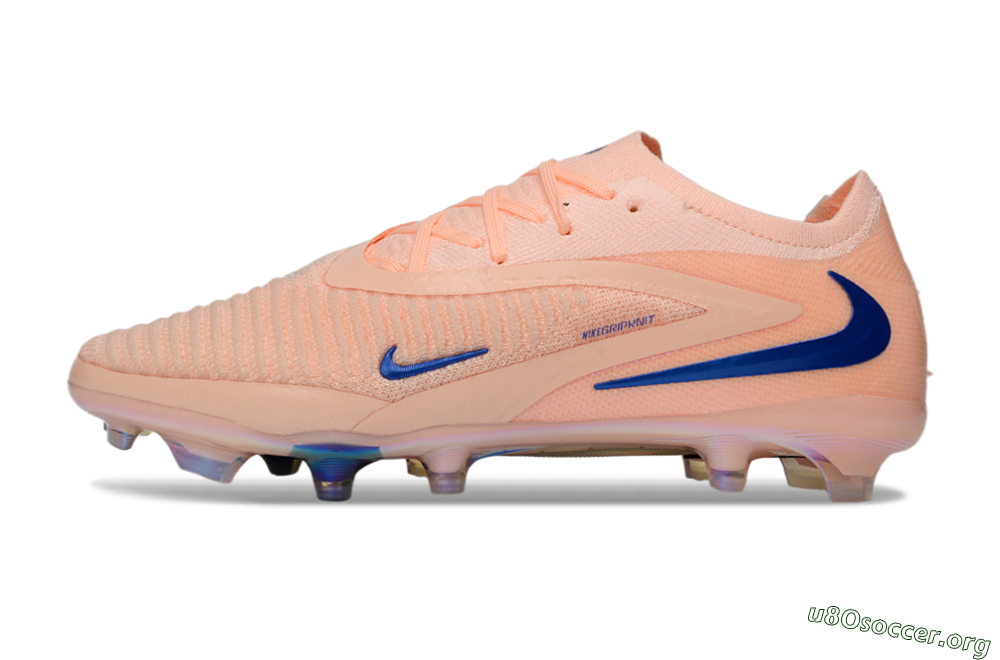 Nike Phantom 6 Elite Low FG Football Boots - Peach/Ocean Blue/Sunset Pink 3