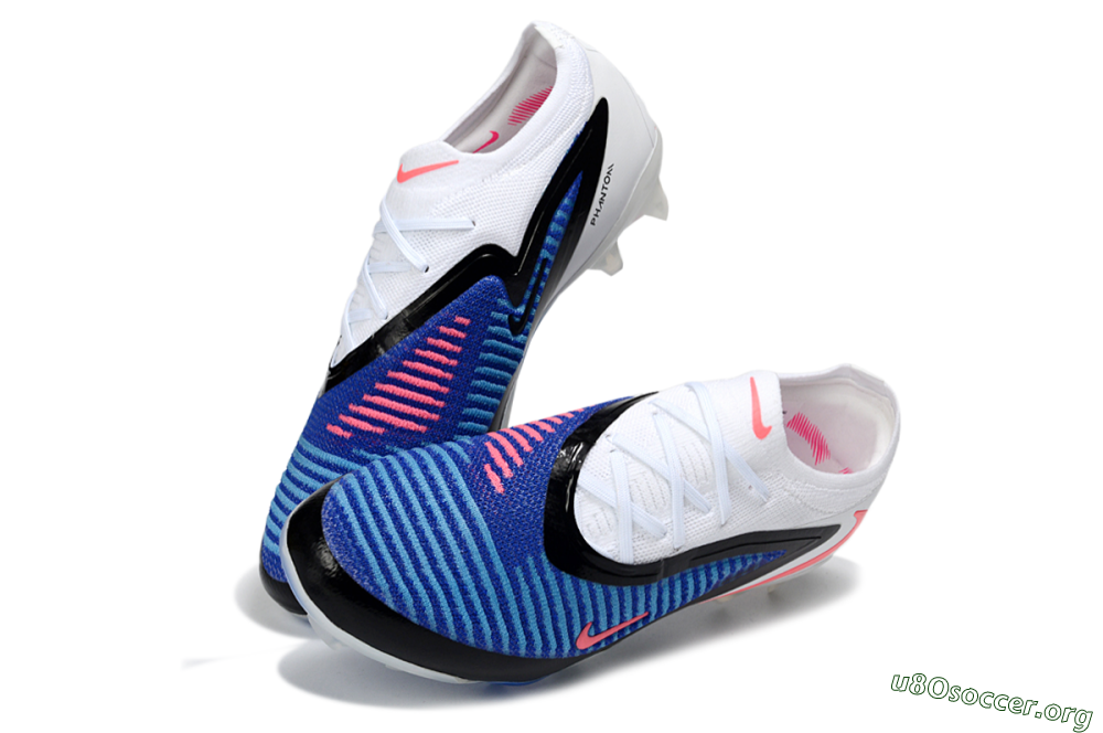 Nike Phantom 6 Elite Low FG Football Boots - Blue/Electric Blue/Neon Pink 0
